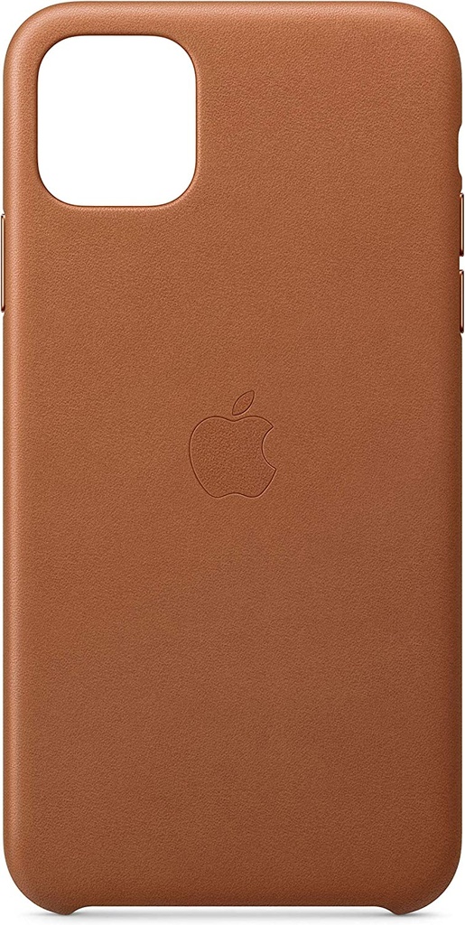 APPLE LEATHER CASE  IPHONE 11 PRO MAX  SADDLE BROWN NEW