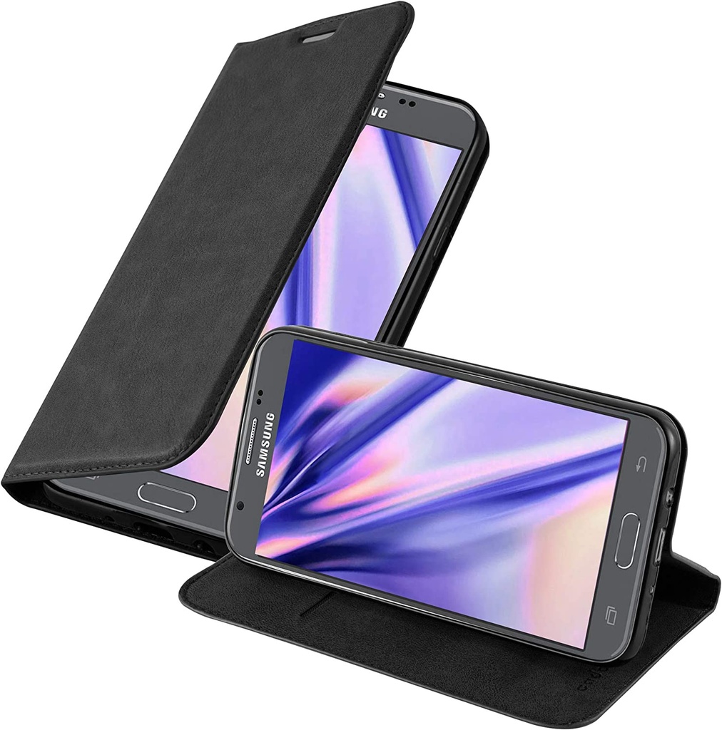 SAMSUNG GALAXY J3 BLACK BOOK CASE NEW